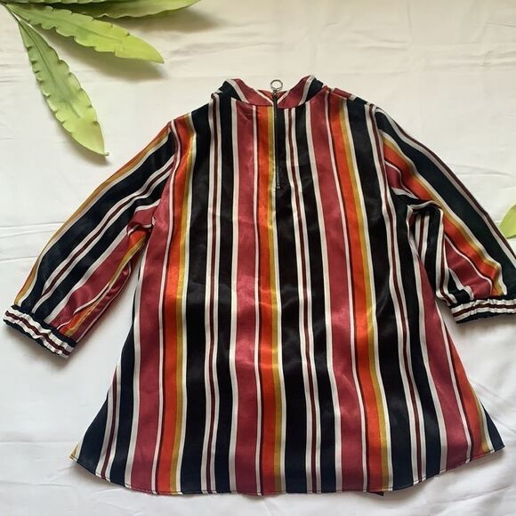 🔥ZARA Multicoloured Striped Top with Tie Belt🔥 - Picture 8 of 10